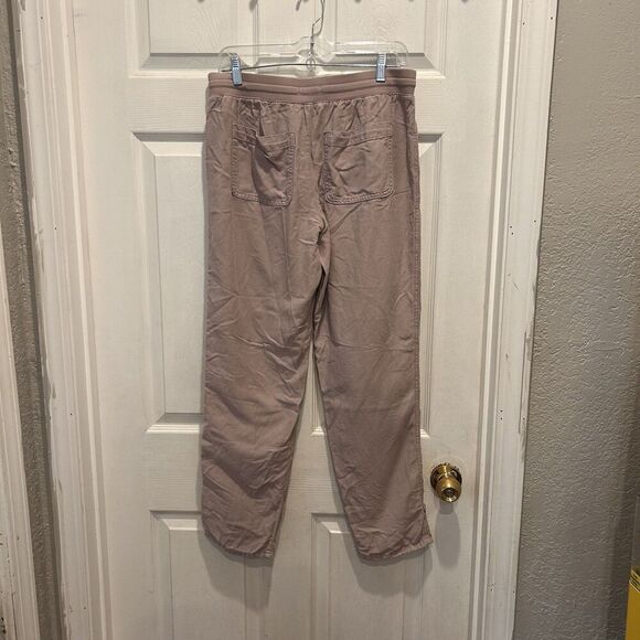 Maurices Weekender Dusty Blush Purple Crop Lyocell Ankle Pants Joggers Size 8 - Picture 8 of 12